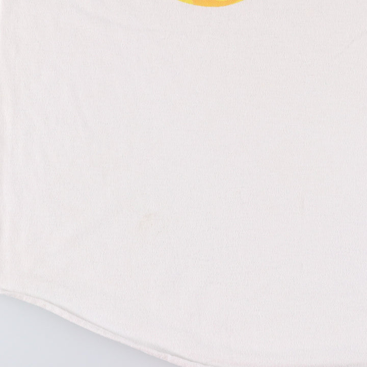 00'S AUGUSTA THE ROLLING STONES Band 3/4 Sleeve Raglan T-Shirt Men's M cotton white type Vintage Second Hand
