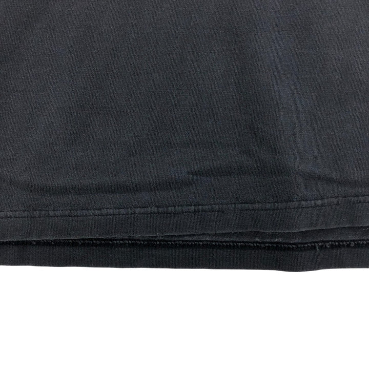 00'S Eagle Pattern Skull Pattern Long T-shirt Men's L size unclear black type Vintage Second Hand