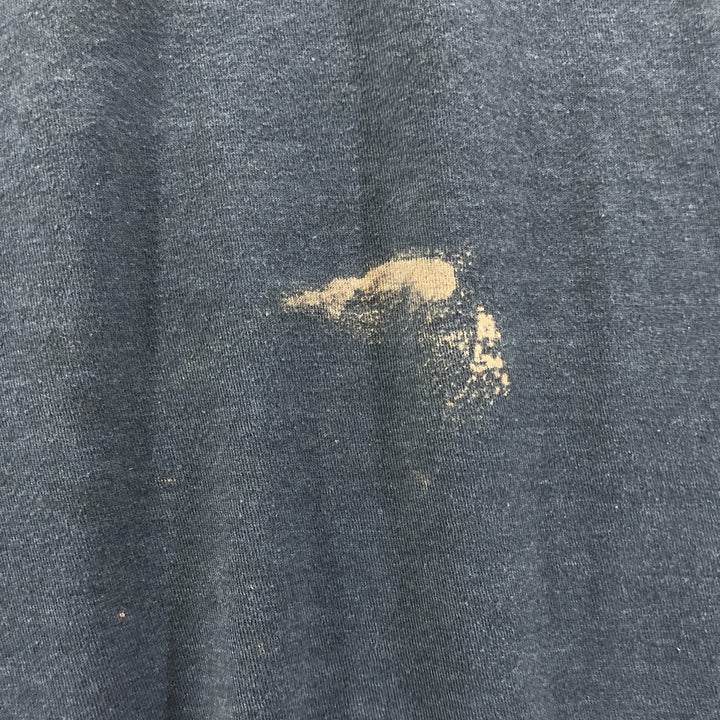 Harley-Davidson Skull Pattern Long T-shirt, Men's L size cotton gray type Vintage Second Hand