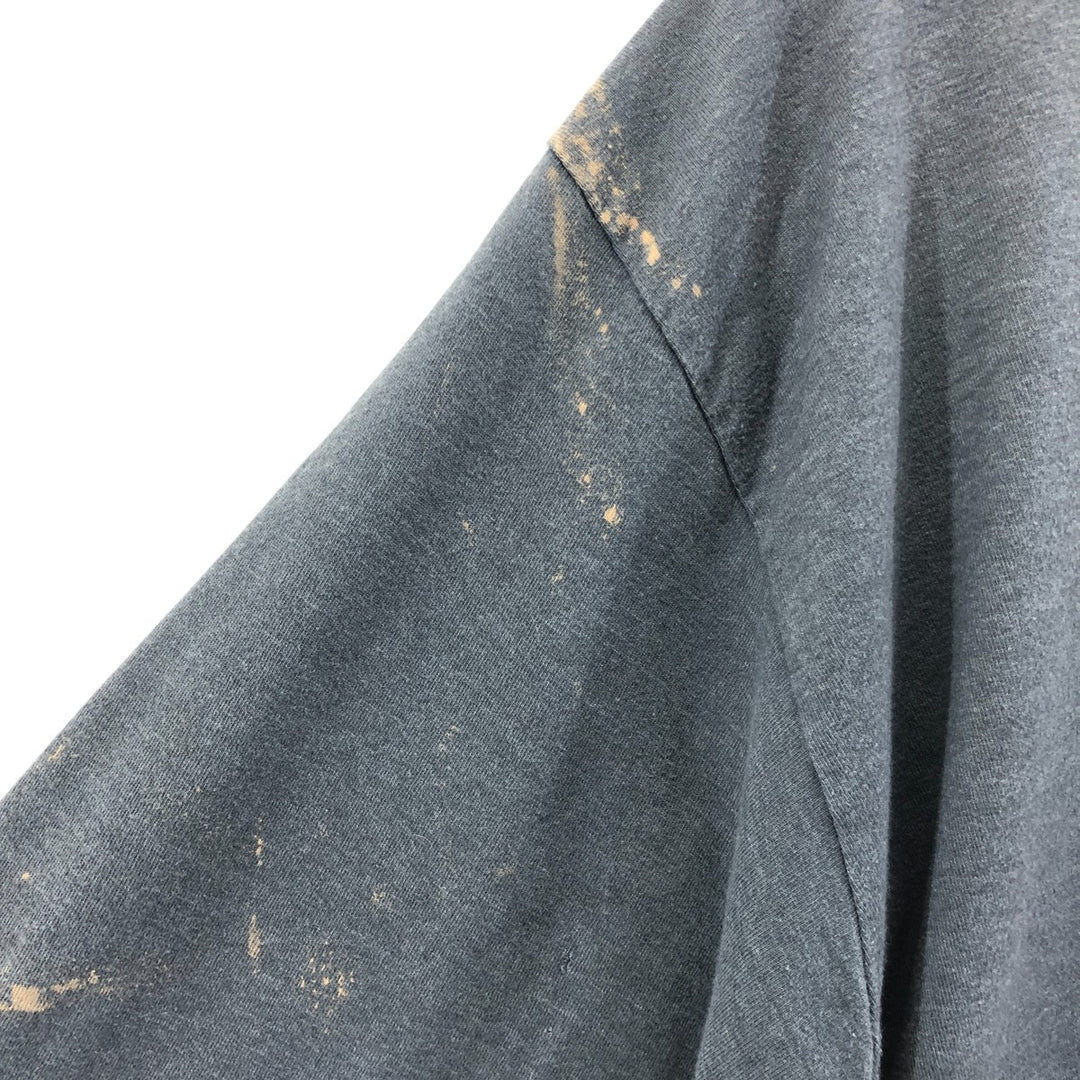 Harley-Davidson Skull Pattern Long T-shirt, Men's L size cotton gray type Vintage Second Hand