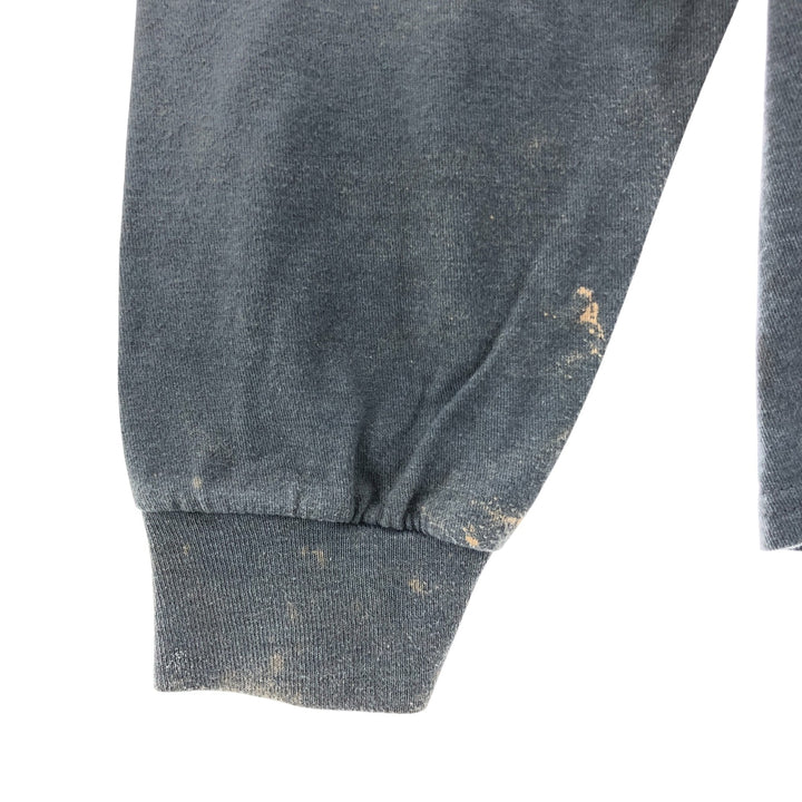 Harley-Davidson Skull Pattern Long T-shirt, Men's L size cotton gray type Vintage Second Hand