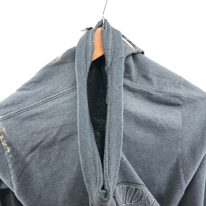 Harley-Davidson Skull Pattern Long T-shirt, Men's L size cotton gray type Vintage Second Hand