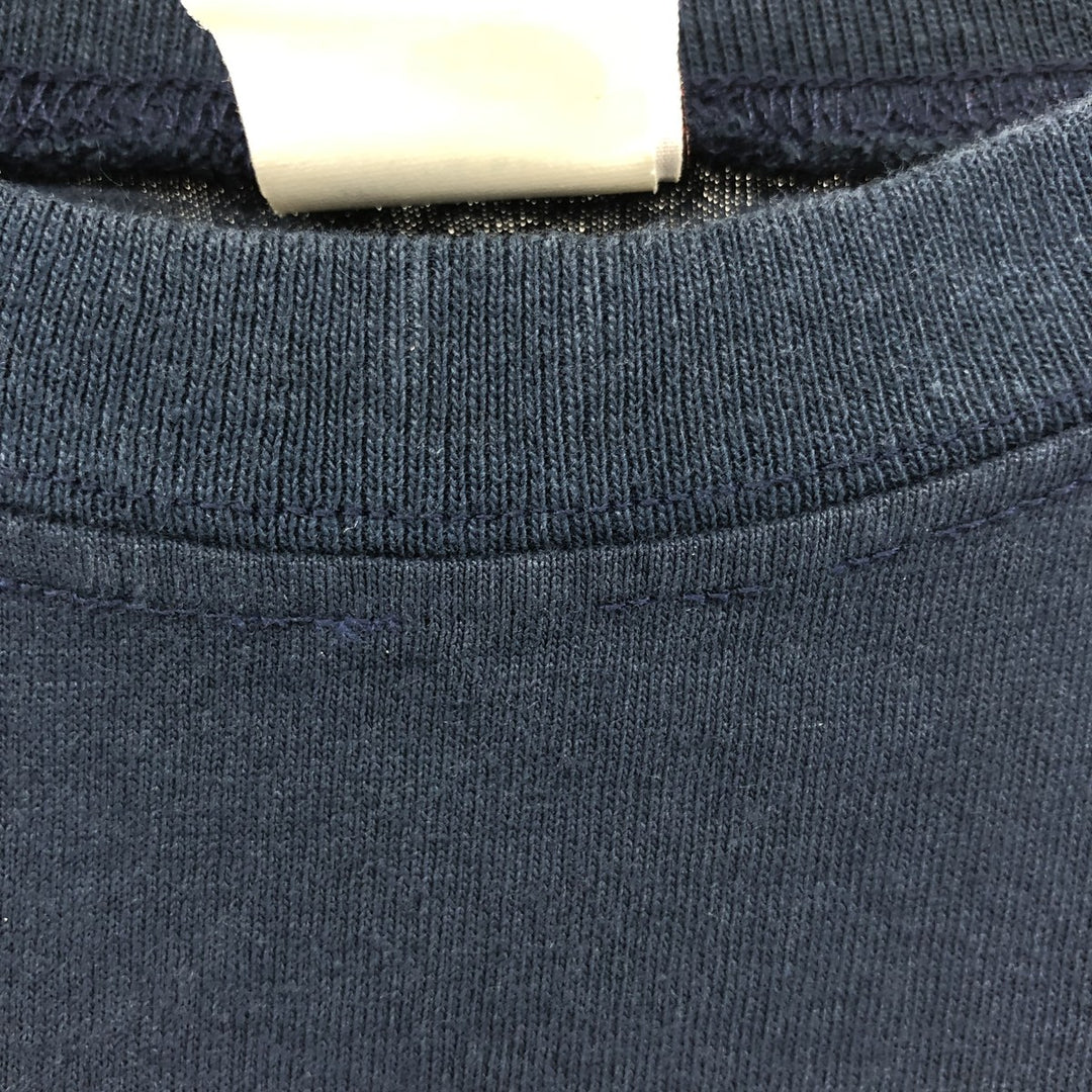 90'S Guess long-sleeved T-shirt, Made in USA, Men's Medium, Vintage cotton navy blue type Vintage Second Hand