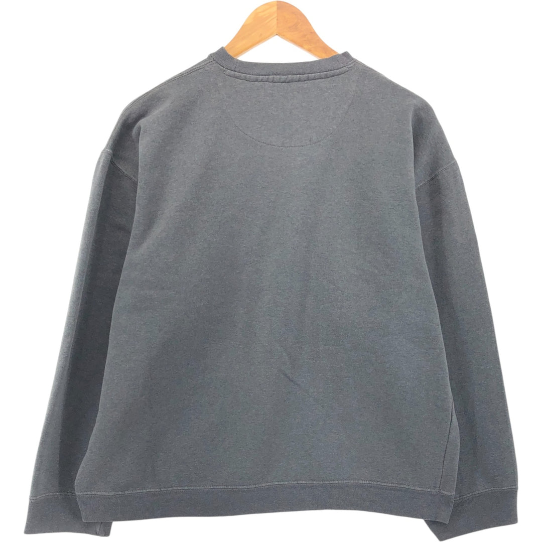 90'S Ralph Lauren CHAPS logo sweatshirt, men's size L, vintage cotton gray type Vintage Second Hand