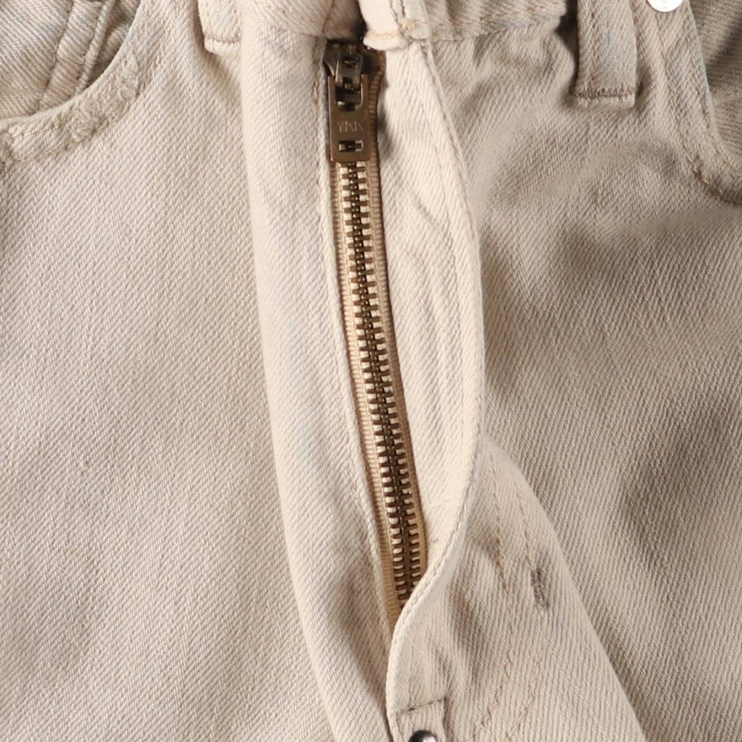 Ralph Lauren POLO RALPH LAUREN straight denim pants for men, W36 equivalent cotton Beige type Vintage Second Hand