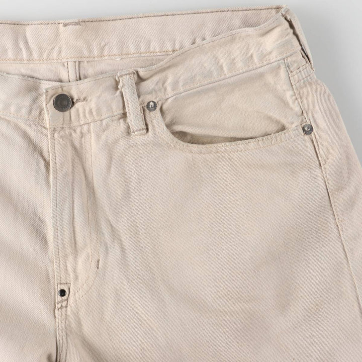 Ralph Lauren POLO RALPH LAUREN straight denim pants for men, W36 equivalent cotton Beige type Vintage Second Hand