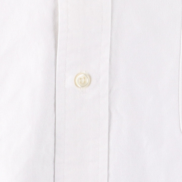 Ralph Lauren BIG SHIRT Long sleeve button down shirt Men's XL size cotton white type Vintage Second Hand