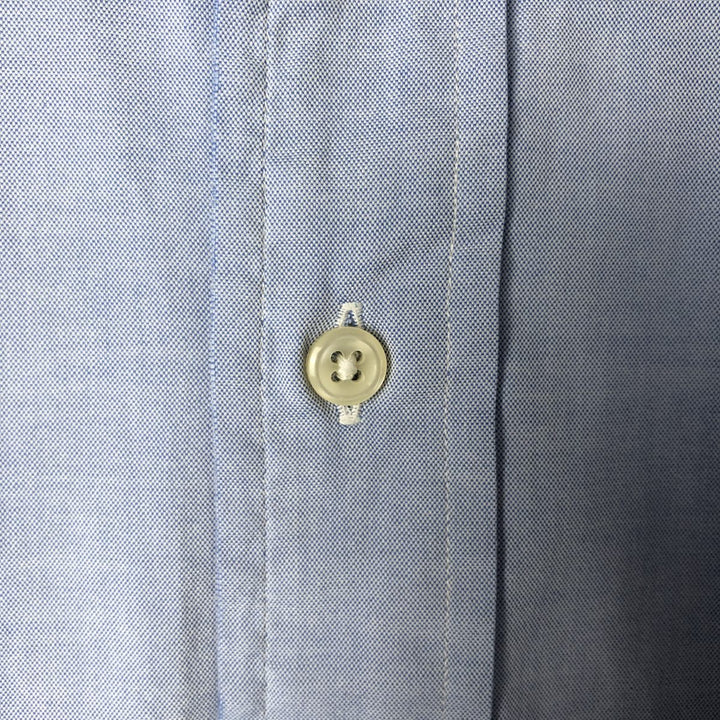 Ralph Lauren Classic Fit Long Sleeve Button Down Shirt, Men's Size L cotton blue type Vintage Second Hand