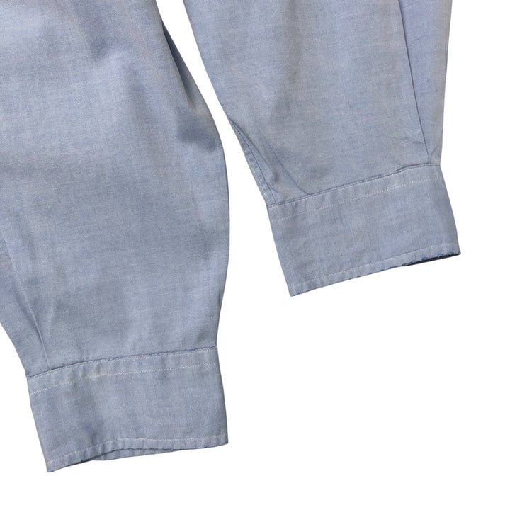 Ralph Lauren Classic Fit Long Sleeve Button Down Shirt, Men's Size L cotton blue type Vintage Second Hand