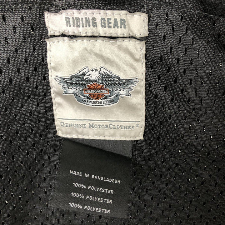 Harley-Davidson RIDING GEAR Tribal Pattern Mesh Racing Jacket Women's XS polyester black type Vintage Second Hand