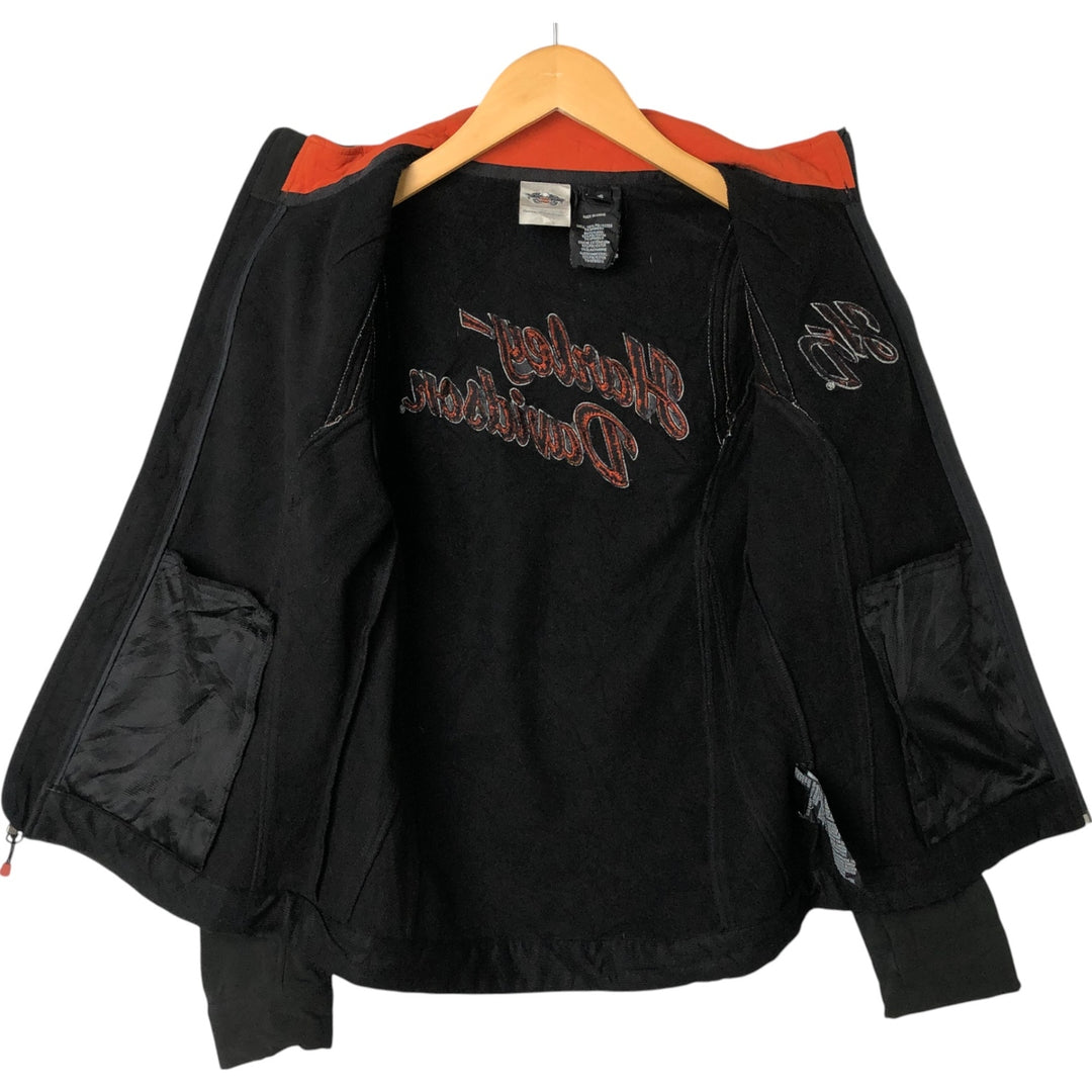 Harley-Davidson Motorcycle Jacket for Women (XS size) polyester black type Vintage Second Hand