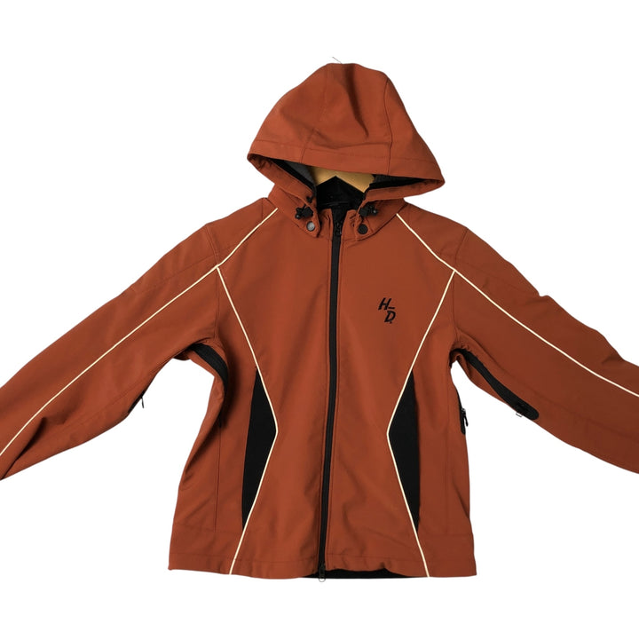 Harley-Davidson Softshell Jacket for Women, Size M Nylon orange type Vintage Second Hand