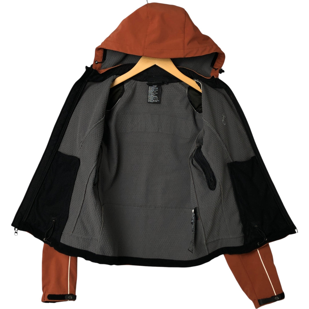 Harley-Davidson Softshell Jacket for Women, Size M Nylon orange type Vintage Second Hand