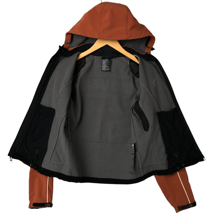 Harley-Davidson Softshell Jacket for Women, Size M Nylon orange type Vintage Second Hand