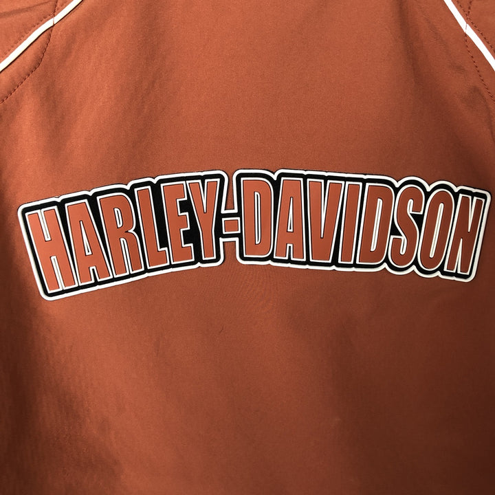 Harley-Davidson Softshell Jacket for Women, Size M Nylon orange type Vintage Second Hand