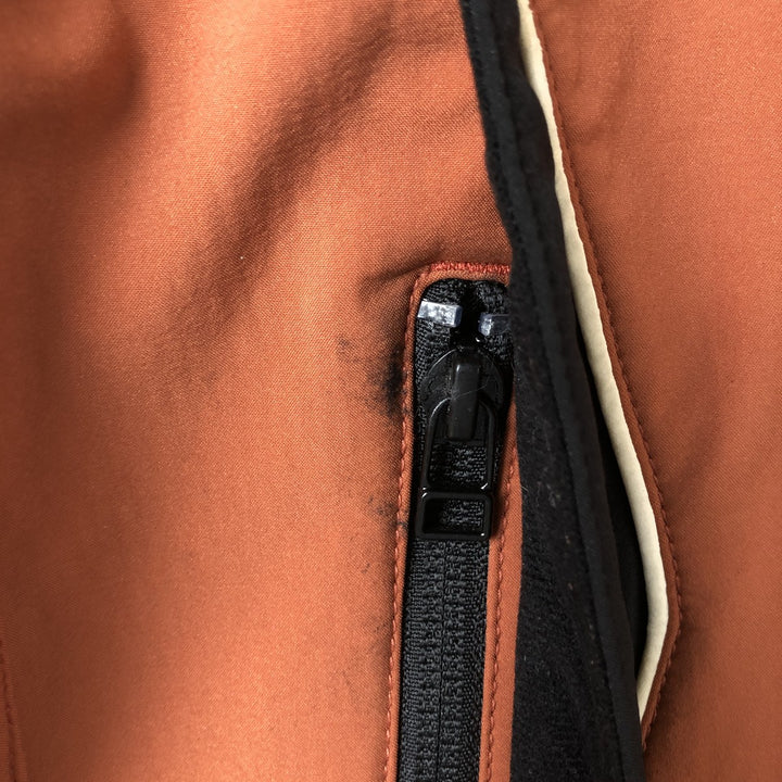 Harley-Davidson Softshell Jacket for Women, Size M Nylon orange type Vintage Second Hand