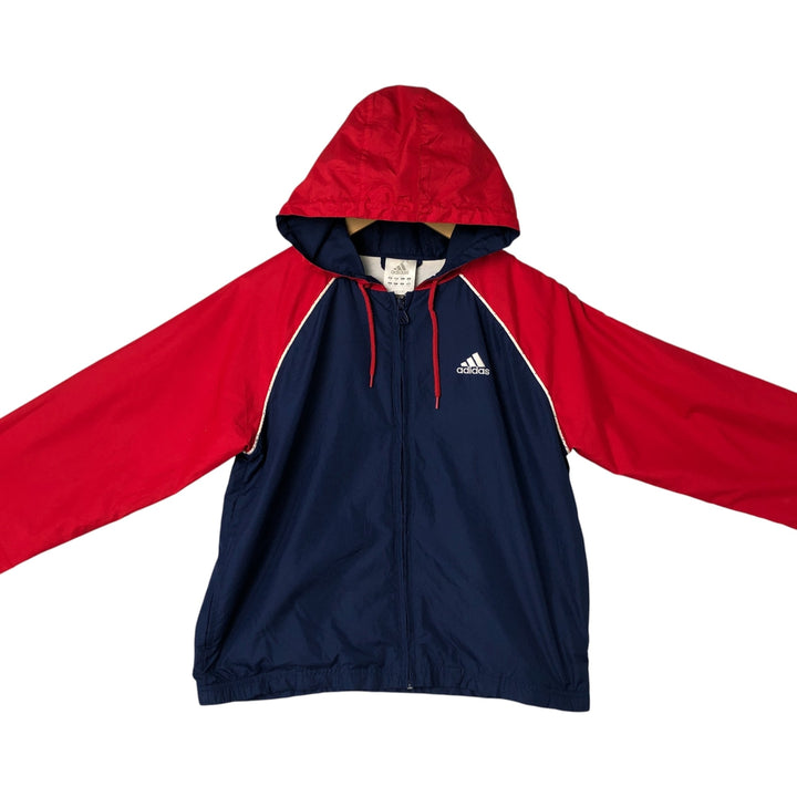 00'S adidas windbreaker, women's size M polyester red type Vintage Second Hand