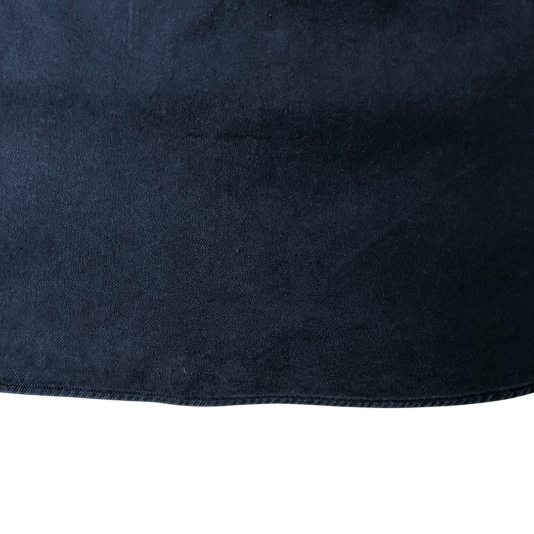 Ralph Lauren BLAIRE short sleeve button down shirt, men's size M cotton Navy blue Vintage Second Hand