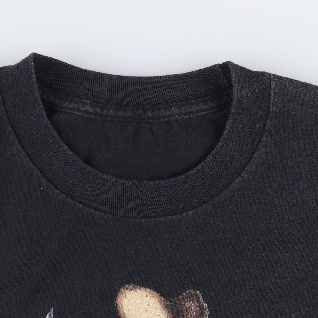 Metallica Skull Pattern Band T-shirt Band Tee Men's M size unclear black type Vintage Second Hand