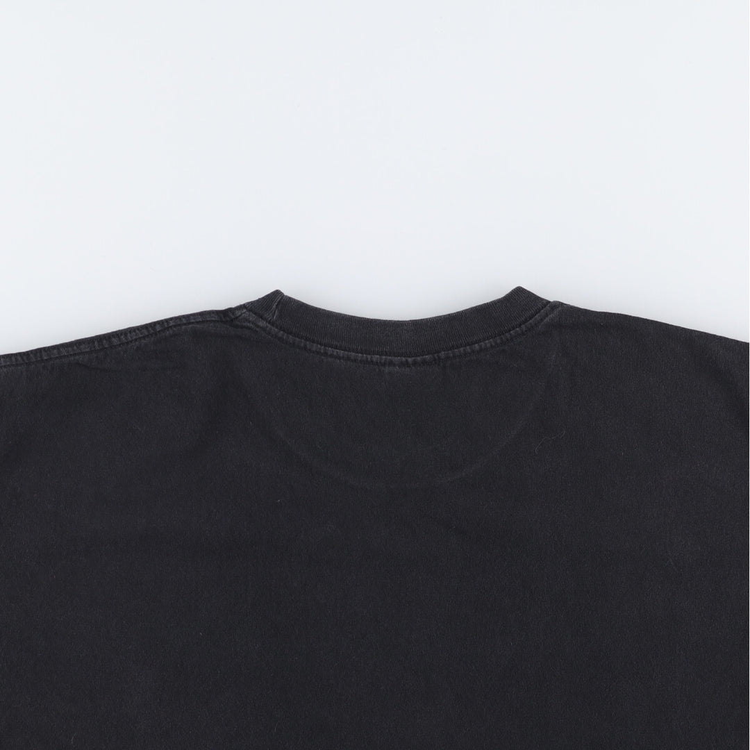 Teestyled GUNS N' ROSES Skull Pattern Band T-shirt, Men's XL size cotton black type Vintage Second Hand