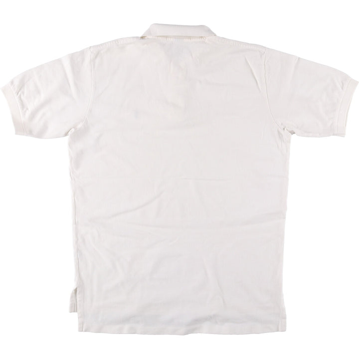 Ralph Lauren POLO by Ralph Lauren short sleeve polo shirt, men's size L cotton white type Vintage Second Hand