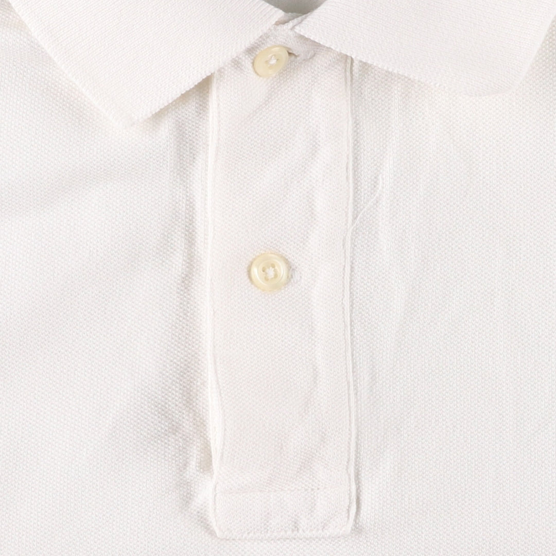 Ralph Lauren POLO by Ralph Lauren short sleeve polo shirt, men's size L cotton white type Vintage Second Hand