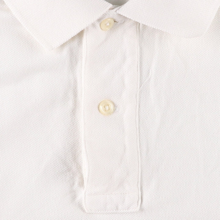 Ralph Lauren POLO by Ralph Lauren short sleeve polo shirt, men's size L cotton white type Vintage Second Hand