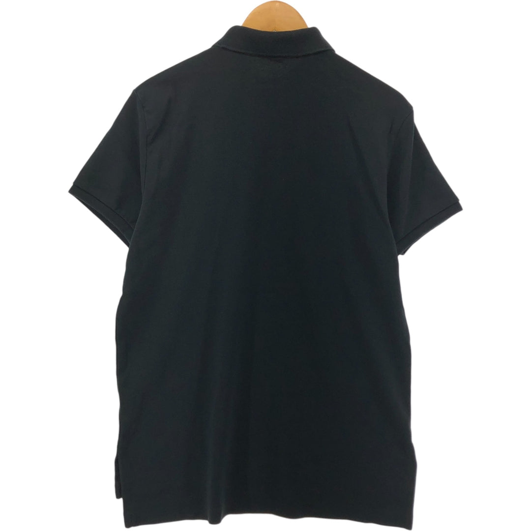 Ralph Lauren POLO by Ralph Lauren short sleeve polo shirt, men's size M cotton black type Vintage Second Hand