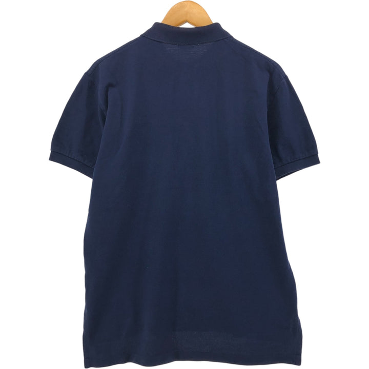 Ralph Lauren POLO RALPH LAUREN CUSTOM FIT short sleeve polo shirt men's M equivalent cotton navy blue type Vintage Second Hand