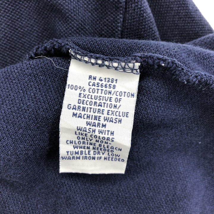 Ralph Lauren POLO RALPH LAUREN CUSTOM FIT short sleeve polo shirt men's M equivalent cotton navy blue type Vintage Second Hand