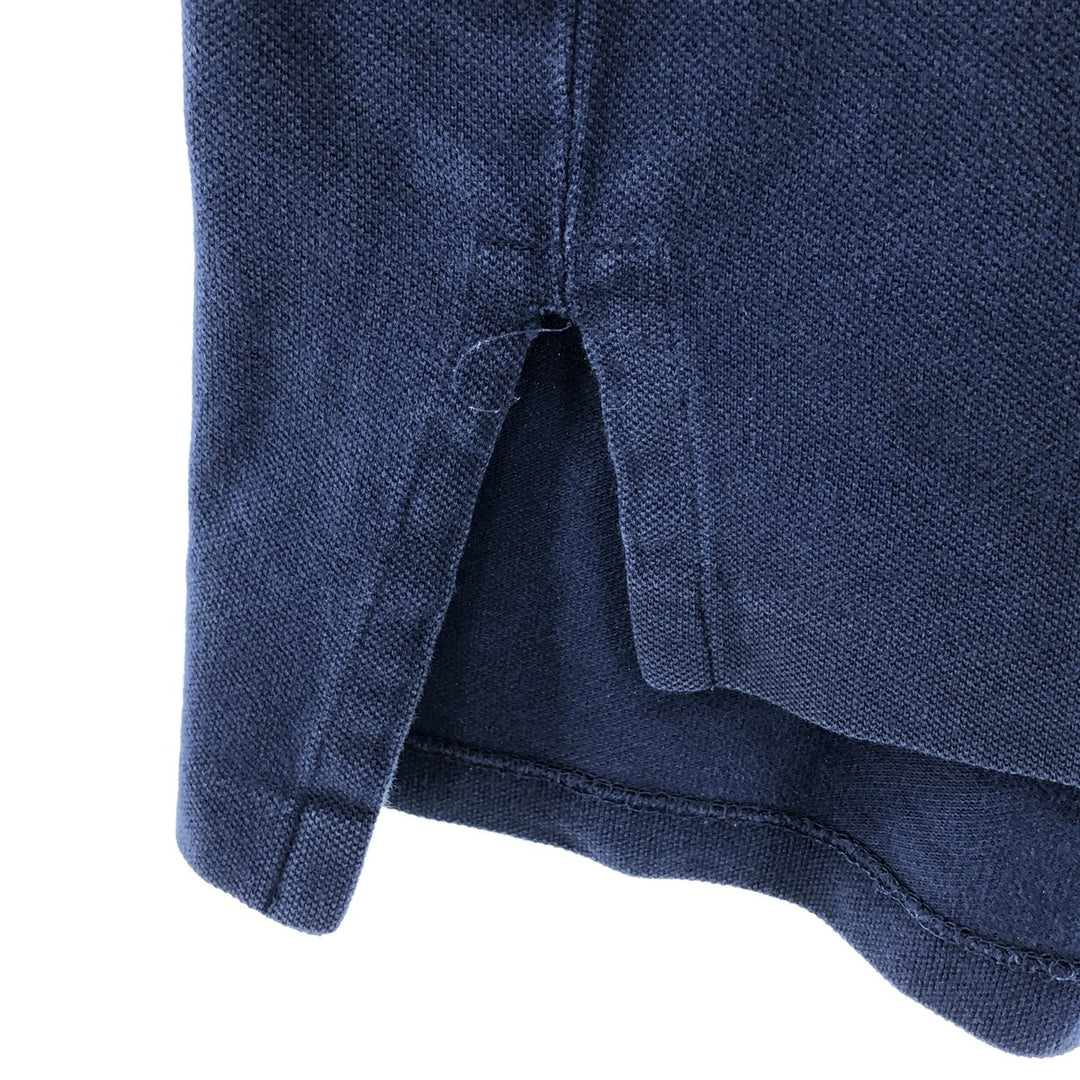 Ralph Lauren POLO RALPH LAUREN CUSTOM FIT short sleeve polo shirt men's M equivalent cotton navy blue type Vintage Second Hand