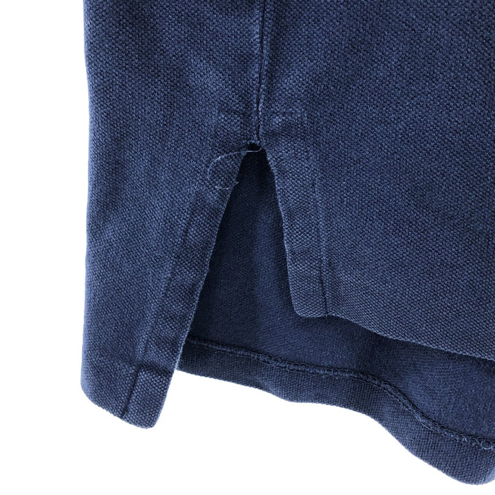 Ralph Lauren POLO RALPH LAUREN CUSTOM FIT short sleeve polo shirt men's M equivalent cotton navy blue type Vintage Second Hand