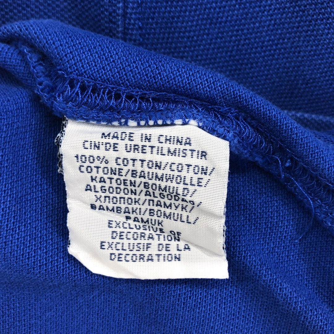 Ralph Lauren POLO RALPH LAUREN CUSTOM FIT short sleeve polo shirt men's M equivalent cotton blue type Vintage Second Hand