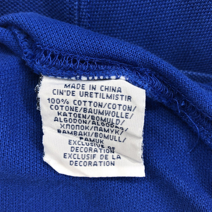 Ralph Lauren POLO RALPH LAUREN CUSTOM FIT short sleeve polo shirt men's M equivalent cotton blue type Vintage Second Hand