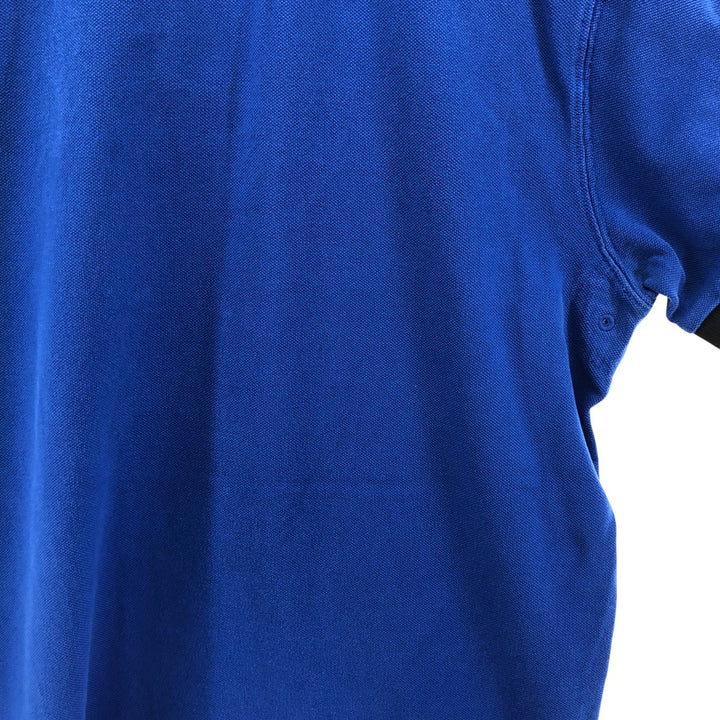 Ralph Lauren POLO RALPH LAUREN CUSTOM FIT short sleeve polo shirt men's M equivalent cotton blue type Vintage Second Hand