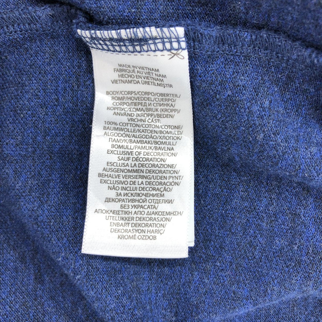 00'S Ralph Lauren POLO RALPH LAUREN CLASSIC FIT short sleeve polo shirt men's size L cotton Navy blue Vintage Second Hand