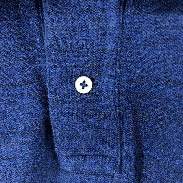 00'S Ralph Lauren POLO RALPH LAUREN CLASSIC FIT short sleeve polo shirt men's size L cotton Navy blue Vintage Second Hand