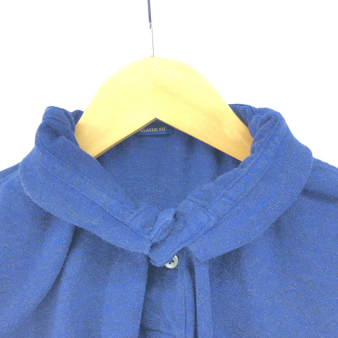 00'S Ralph Lauren POLO RALPH LAUREN CLASSIC FIT short sleeve polo shirt men's size L cotton Navy blue Vintage Second Hand