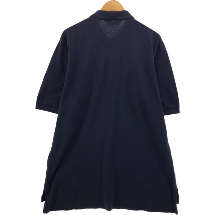 Ralph Lauren POLO GOLF Short Sleeve Polo Shirt Men's XL cotton Navy blue Vintage Second Hand