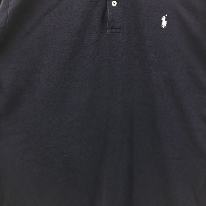 Ralph Lauren POLO GOLF Short Sleeve Polo Shirt Men's XL cotton Navy blue Vintage Second Hand