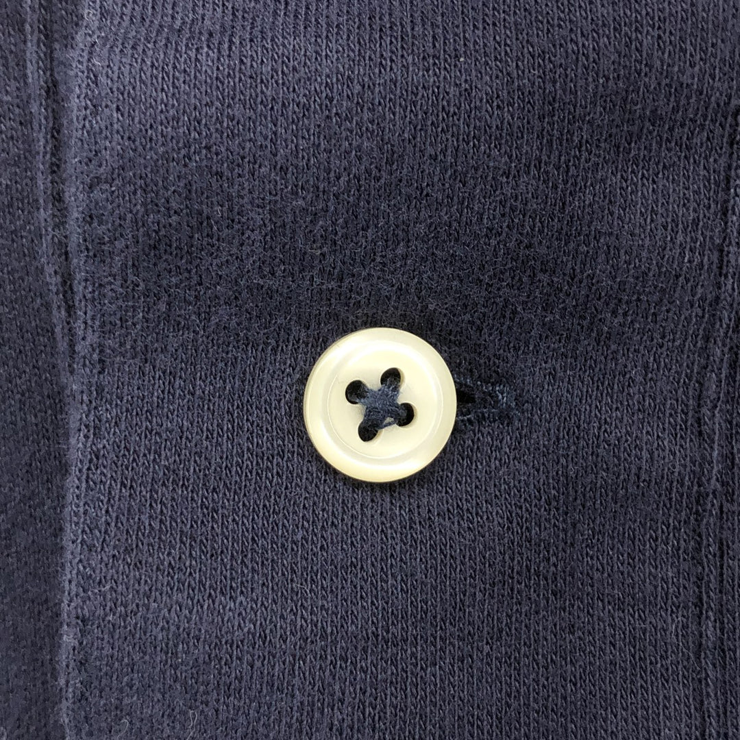 Ralph Lauren POLO by Ralph Lauren long sleeve polo shirt, men's size L cotton Indigo Vintage Second Hand