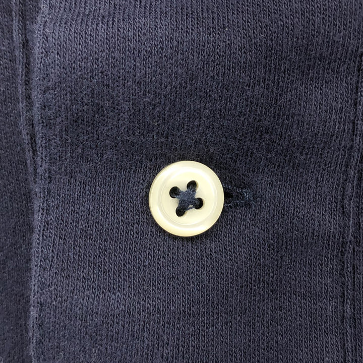 Ralph Lauren POLO by Ralph Lauren long sleeve polo shirt, men's size L cotton Indigo Vintage Second Hand