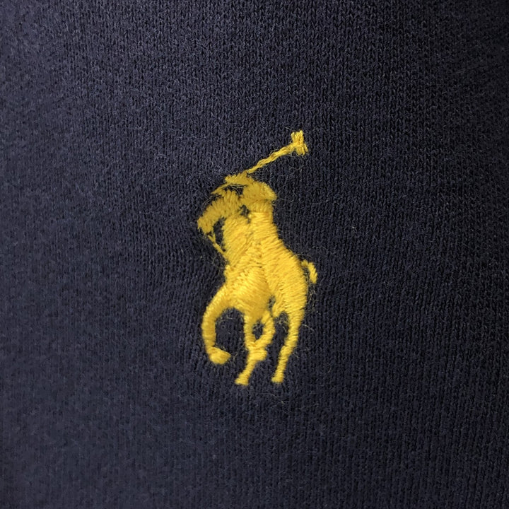 Ralph Lauren POLO by Ralph Lauren long sleeve polo shirt, men's size L cotton Indigo Vintage Second Hand