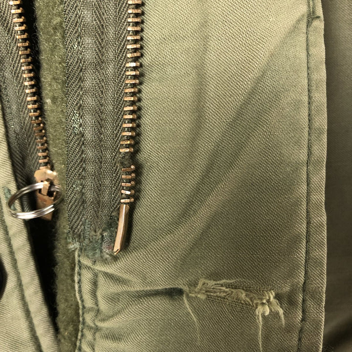 Vintage US Navy Military Deck Jacket, Made in USA, Men's Size Medium unclear Khaki type Vintage Second Hand