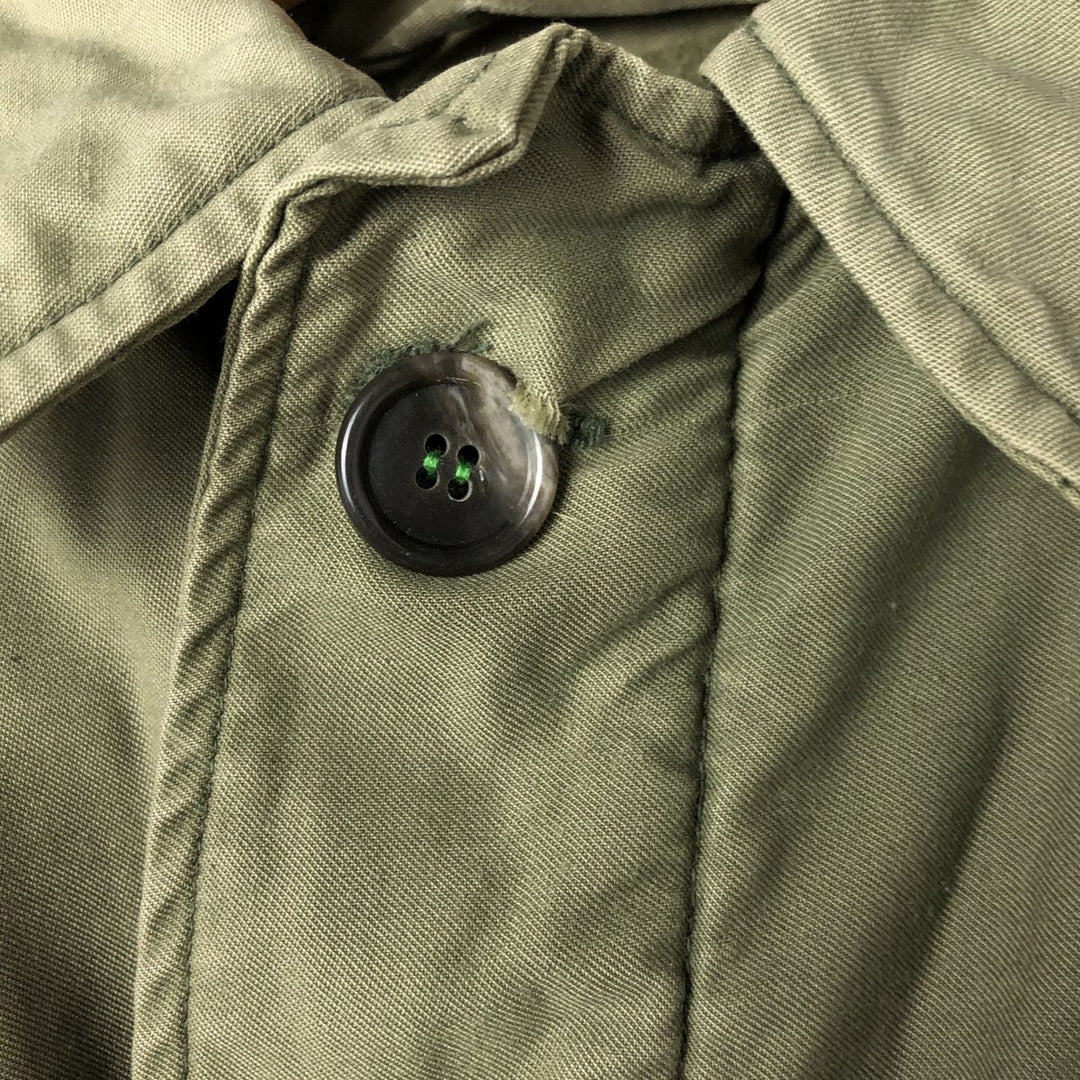 Vintage US Navy Military Deck Jacket, Made in USA, Men's Size Medium unclear Khaki type Vintage Second Hand