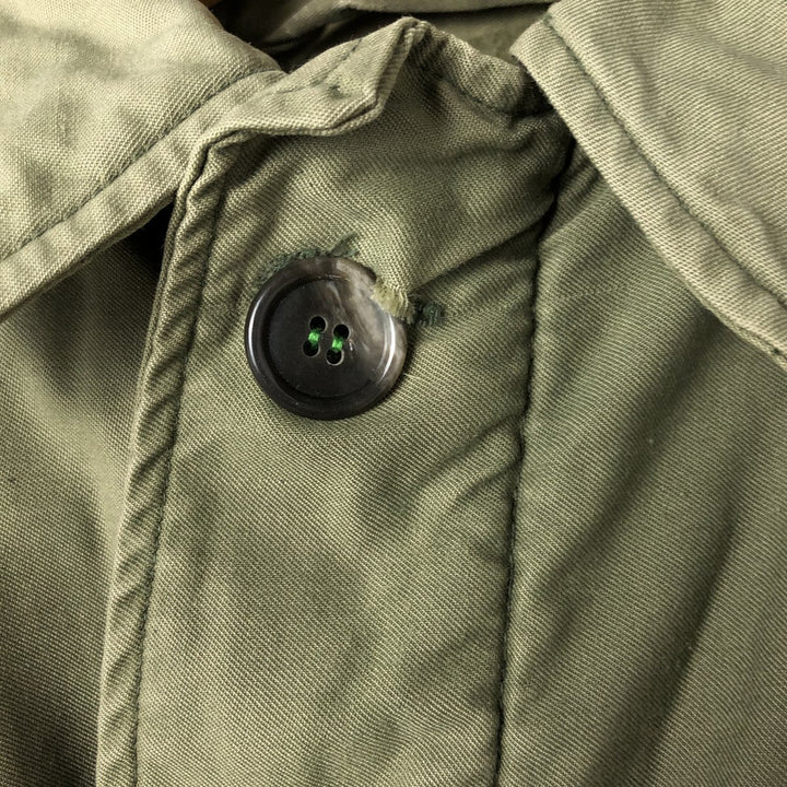 Vintage US Navy Military Deck Jacket, Made in USA, Men's Size Medium unclear Khaki type Vintage Second Hand