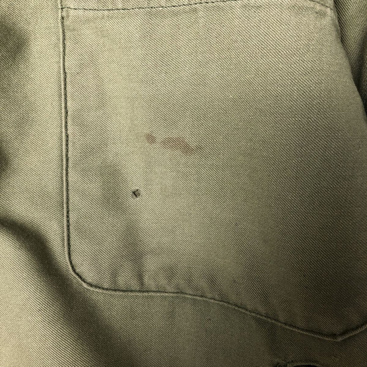 Vintage US Navy Military Deck Jacket, Made in USA, Men's Size Medium unclear Khaki type Vintage Second Hand