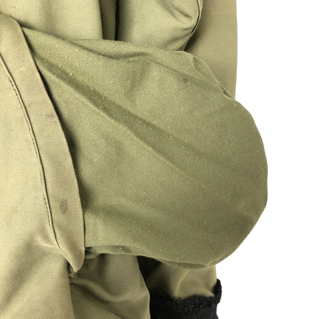 Vintage US Navy Military Deck Jacket, Made in USA, Men's Size Medium unclear Khaki type Vintage Second Hand