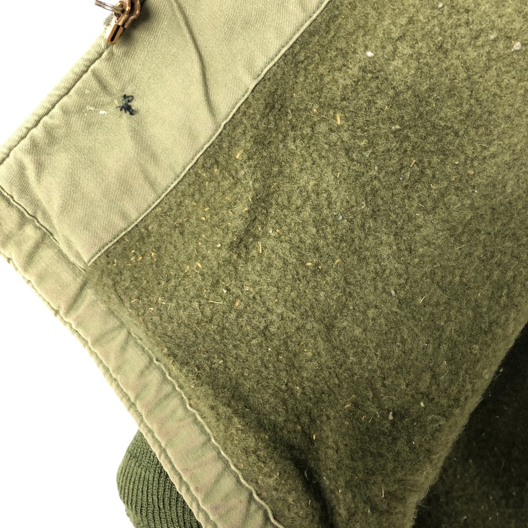 Vintage US Navy Military Deck Jacket, Made in USA, Men's Size Medium unclear Khaki type Vintage Second Hand