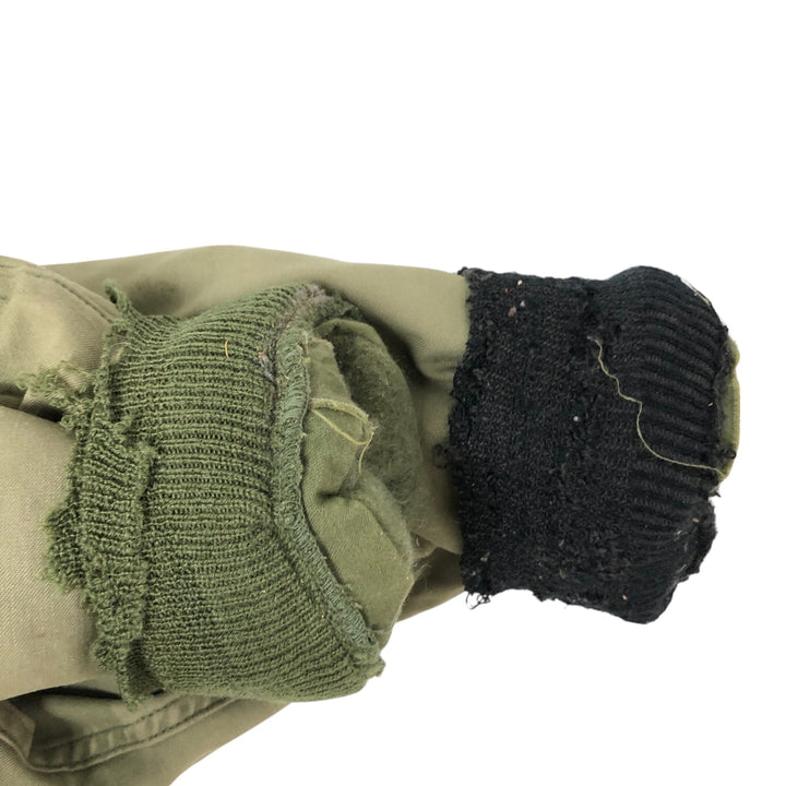 Vintage US Navy Military Deck Jacket, Made in USA, Men's Size Medium unclear Khaki type Vintage Second Hand